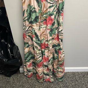 Tropical maxi dress
